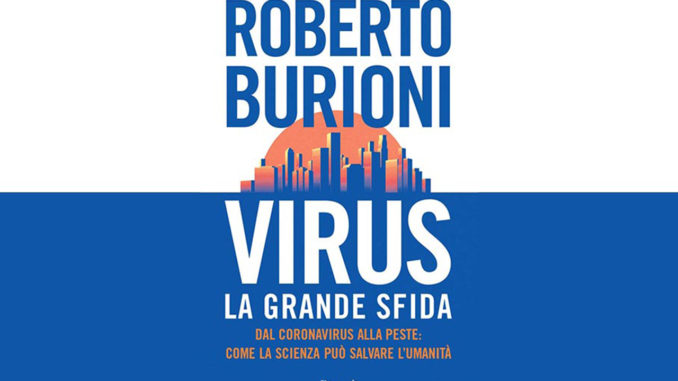 Cover del libro Virus, la grane sfida di Roberto Burioni